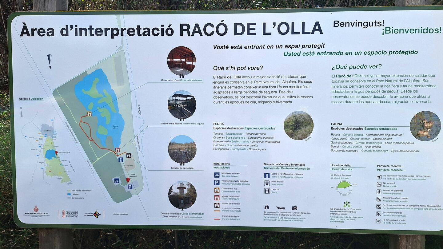 Ein sehr schön angelegtes informatives Besucherzentrum