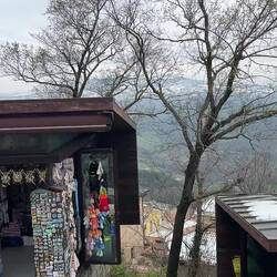 The view from outside Guaita Tower.