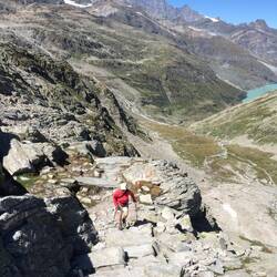Aufstieg zum Pass