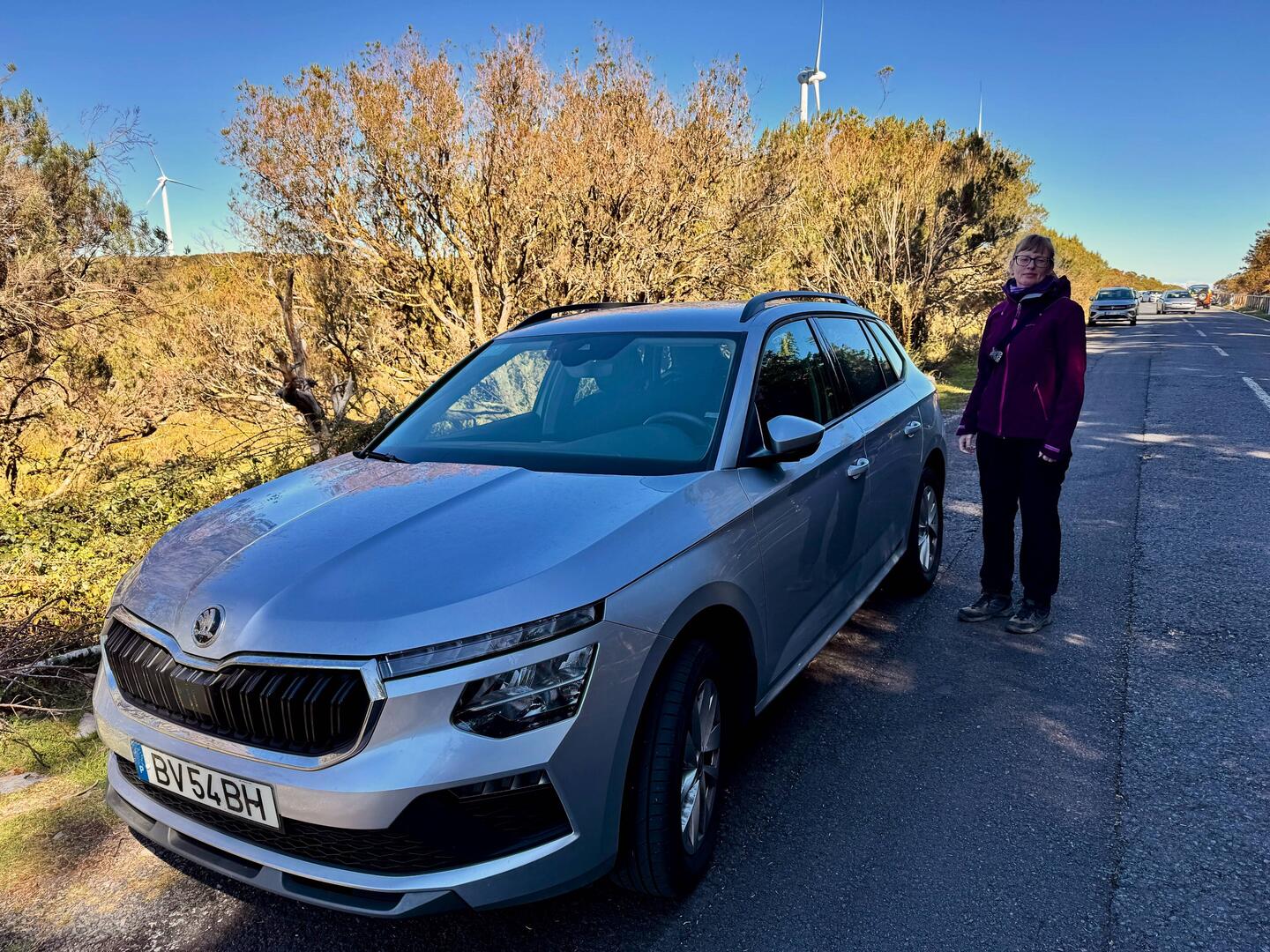 Liane ist bereit für die Wanderung