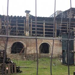 Vlad the Impaler's son's castle (obviously being rebuilt).