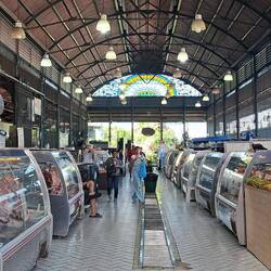 Roaming the market.
