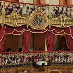 The Mayor's box, seats 15. But the current mayor prefers to sit amongst the people.