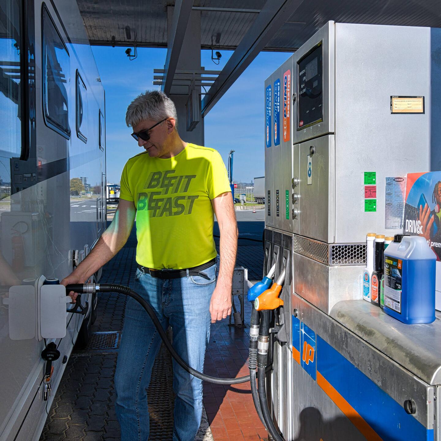 Tankflucht nach Süden