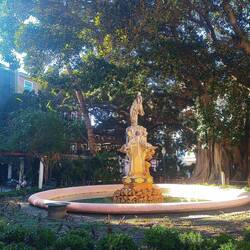 Brunnen auf der Plaza de Gabriel Miró