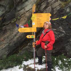 …doch links, nach Saas-Amalgell