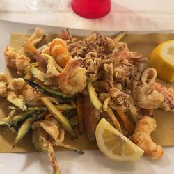 My fritto misto dinner.