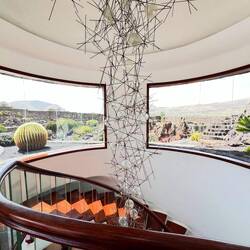 Innenbereich Treppe zum Café