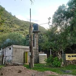 Der Sanitärkomplex im Camping El Oasis