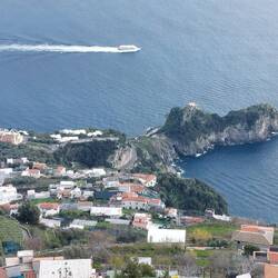 View from Castello Lauritano scenic area to the Amalfi Coast