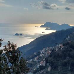 View north towards the Amalfi Coast