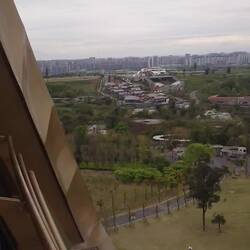 A view from the tower of one side of the park
