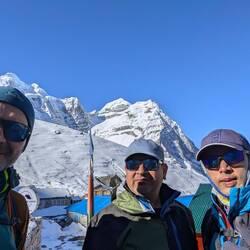 Start Selfie auf 4900 m