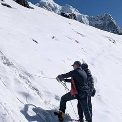 Aufstieg am Fixseil für Anfänger