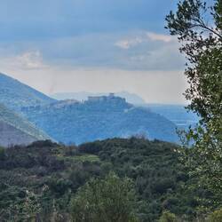 Sermoneta in the distance