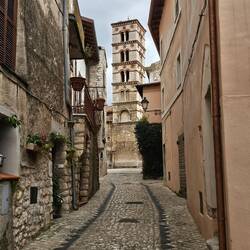 The tower with the cathedral