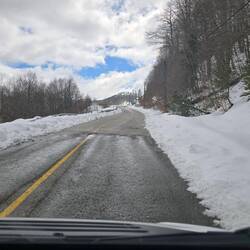 In 1370 Metern Höhe... ich habe mit allem gerechnet, aber nicht mit Schnee 😅