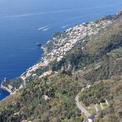 View down to Praiano