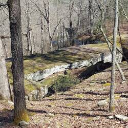Die Brücke von oben.