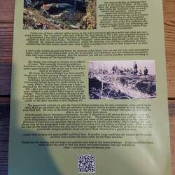 Das Infoblatt, auf der Rückseite waren die Dinge im Museum benannt.