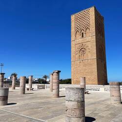 Diese Moschee wurde nie fertiggestellt.