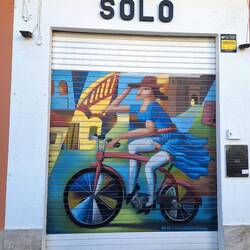 Fast jedes Rolltor ist hier bemalt