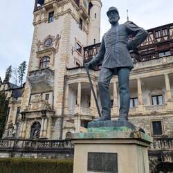 King Carol I and his castle.