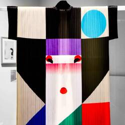 Kimono ... taken before I noticed this one had a "No Photos" sign — Graphic Japan Exhibition.