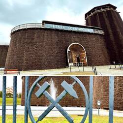 Gradierwerk restauriert, aber noch nicht wieder in Betrieb genommen.