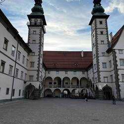 Der Innenhof vom Landhaus