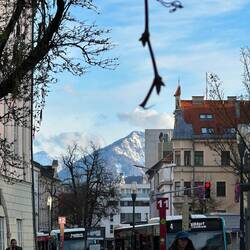 Die Berge sind direkt vor der Tür