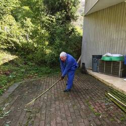 I even had to prepare the bamboo