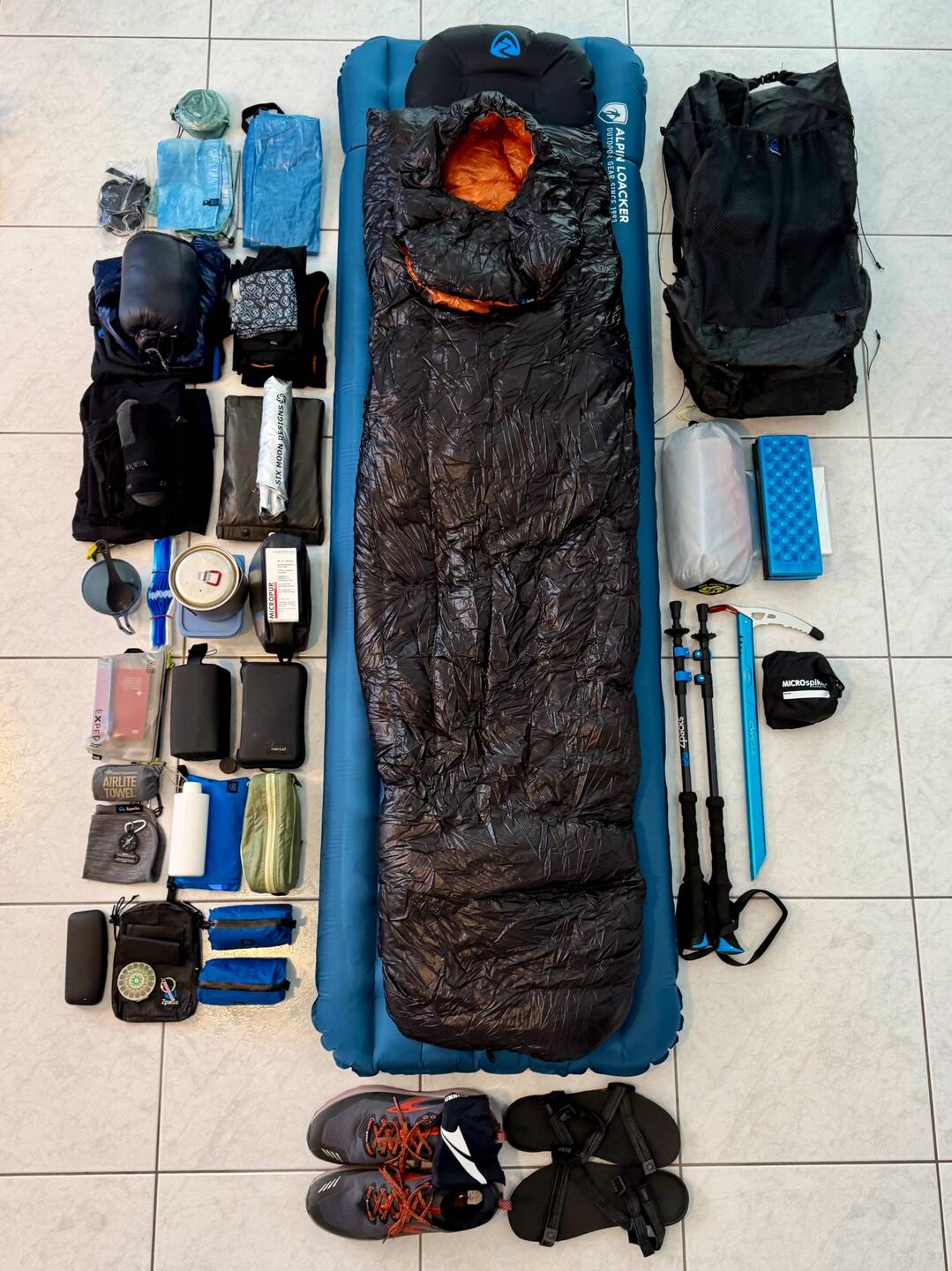 Meine neue ultraleichte Wanderausrüstung habe ich bereits vor mehreren Wochen zusammengestellt.