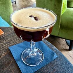 Vor meinem Abschiesfest am Samstag habe ich mir im Anker meinen Lieblingsdrink gegönnt.