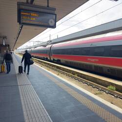 My train on arrival at Pescara.