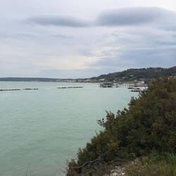 The coastline south of Ortona.