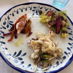 Our lunch at Trattoria San Domenico.