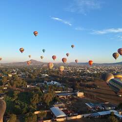 Yes, we took a balloon ride