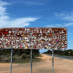 The longest stretch of straight road. Still in SA