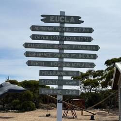 The last town before SA. Eucla