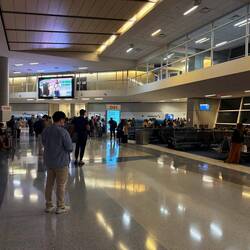 kurz vor dem Boarding