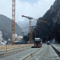 Kran Alarm am Brenner