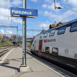 Umstieg in Palézieux