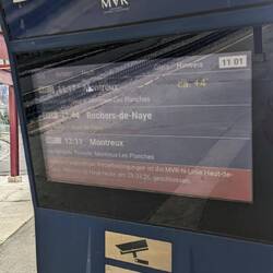 Wieder kein Zug nach Rochers de Naye ...