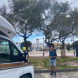 Parkplatz beim Jachthafen