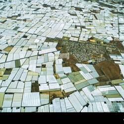 So sieht es in Almeria vom Satelit aus.diese ganzen Gewächshäuser
