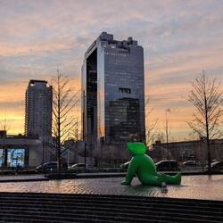 Sonnenuntergang in Umeda