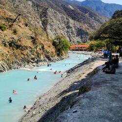 Rio Tolantongo, türkis, angenehm warm