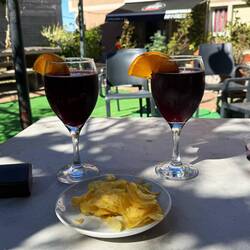 Sangria on tap served here :)