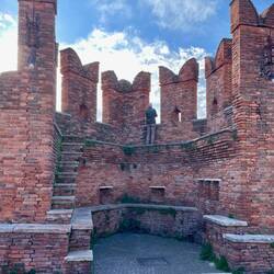 Achim sucht nach der besten Aussicht